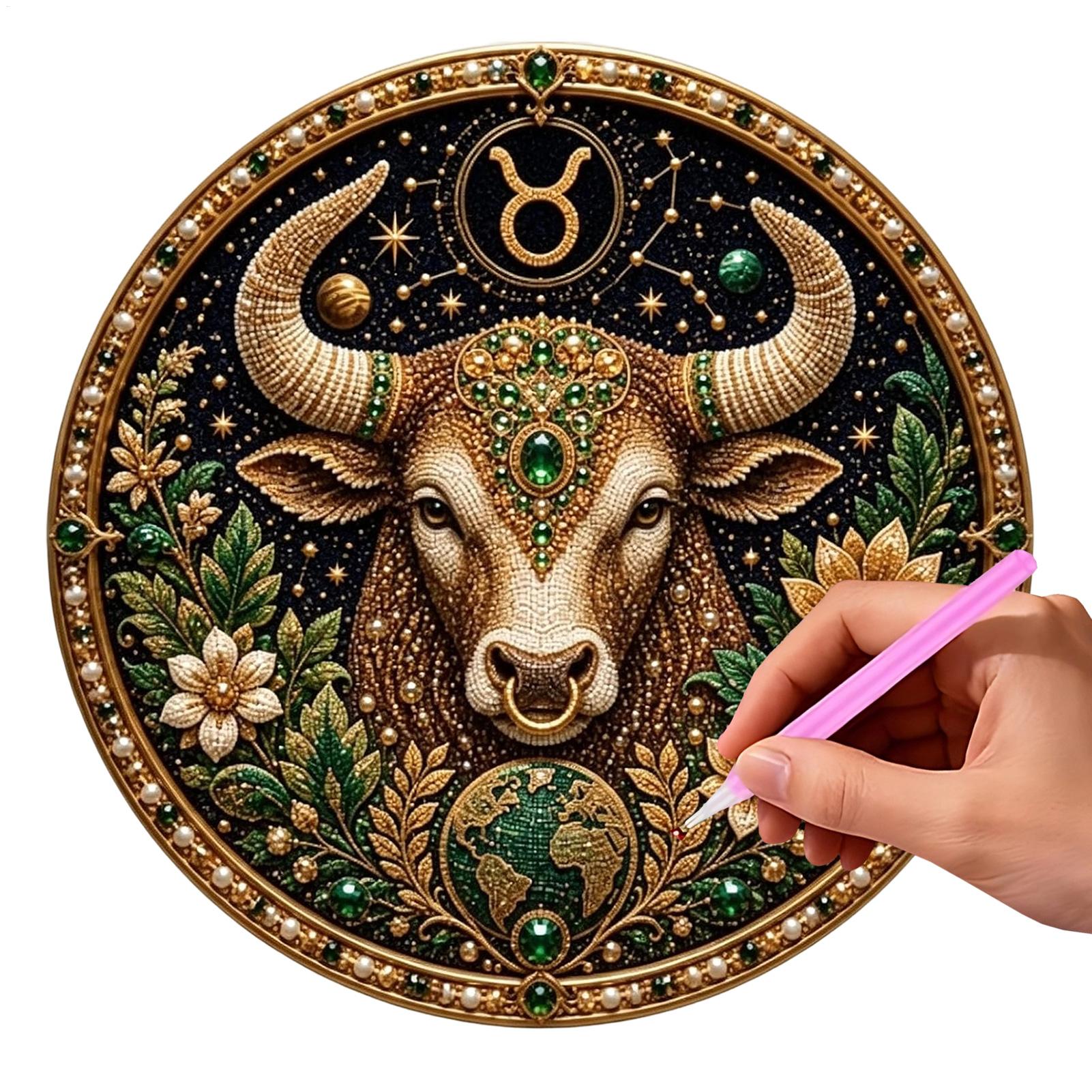 12 Zodiacs Signs Pearl Art Kit - Resin Art Wall recension och pris