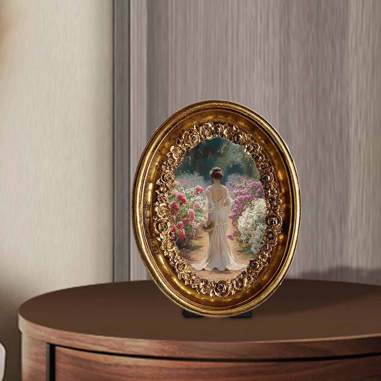 Vintage Oval Photo Frame 5.8x7 - Resin Art Gallery recension och pris
