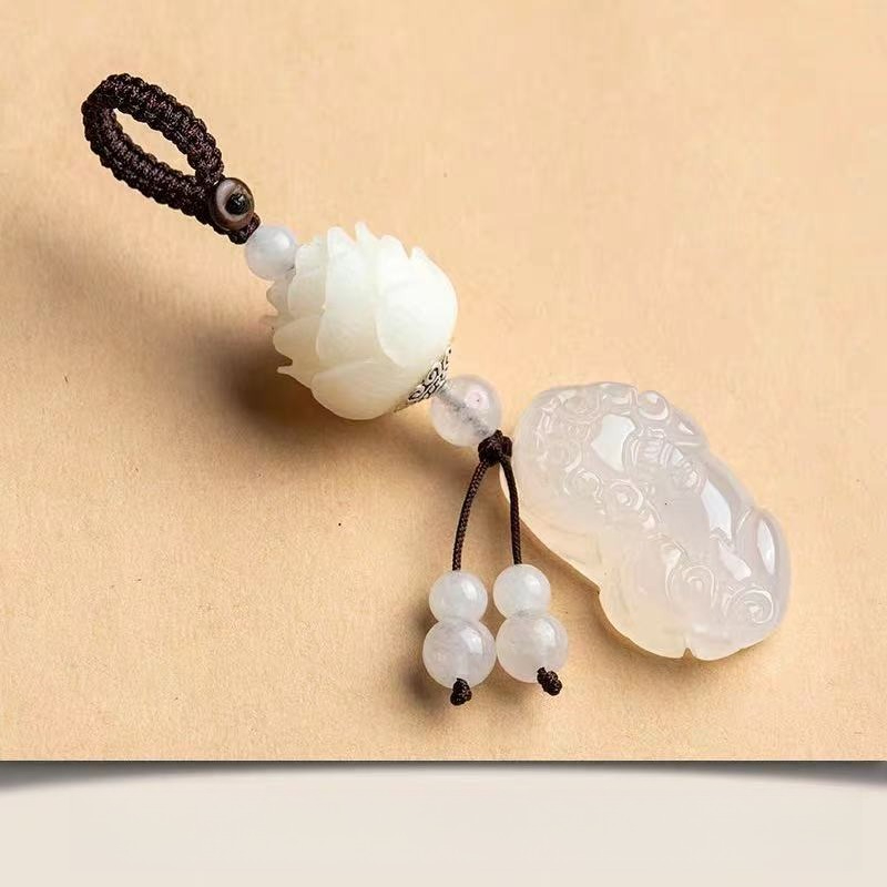 Pendant Lotus Keychain Car Cha - Resin Art Ring recension och pris