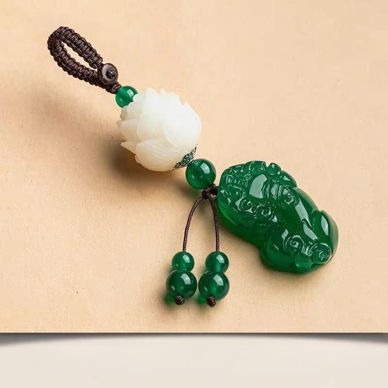 Pendant Lotus Keychain Car Cha - Resin Art Ring recension och pris