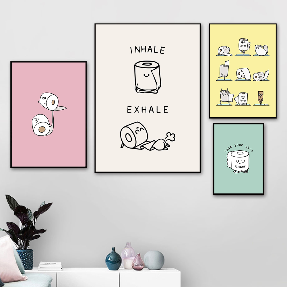 Toilet Paper Yoga Funny Quote  - Resin Art Quotes recension och pris
