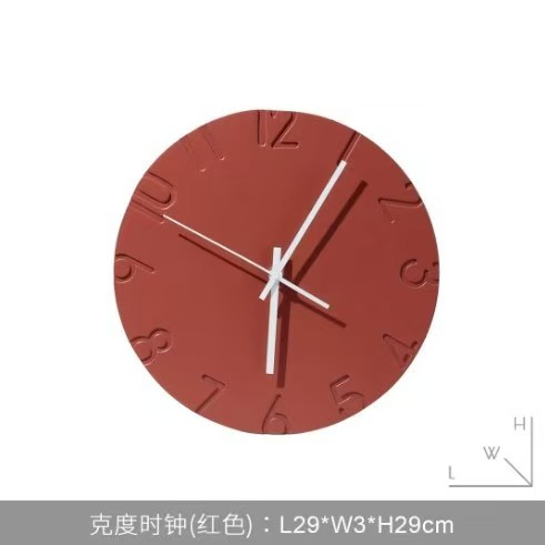 Nordic Creative Wall Clock - S - Resin Art Wall Clock recension och pris