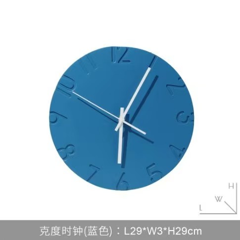 Nordic Creative Wall Clock - S - Resin Art Wall Clock recension och pris