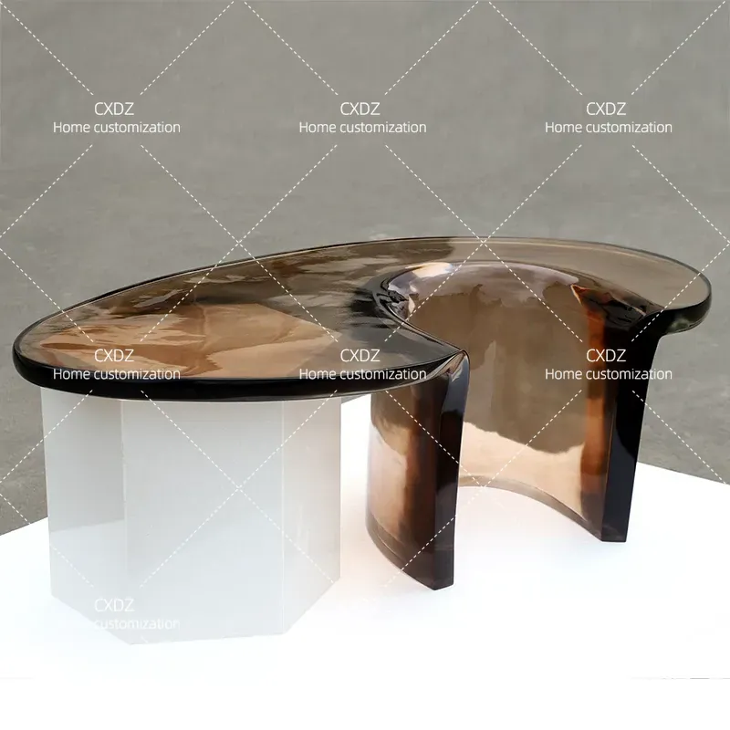Creative Minimalist Irregular  - Resin Art Coffee Table recension och pris