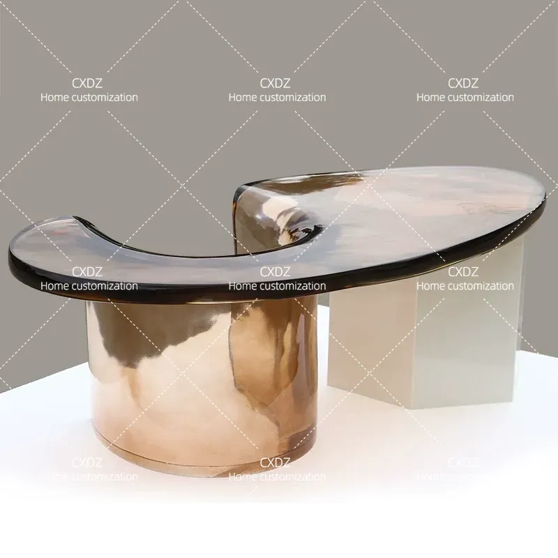 Creative Minimalist Irregular  - Resin Art Coffee Table recension och pris