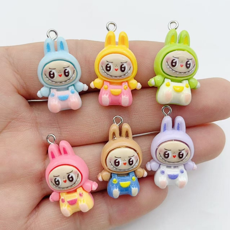 10Pcs Kawaii Rabbit Strawberry - Resin Art Gift Ideas recension och pris