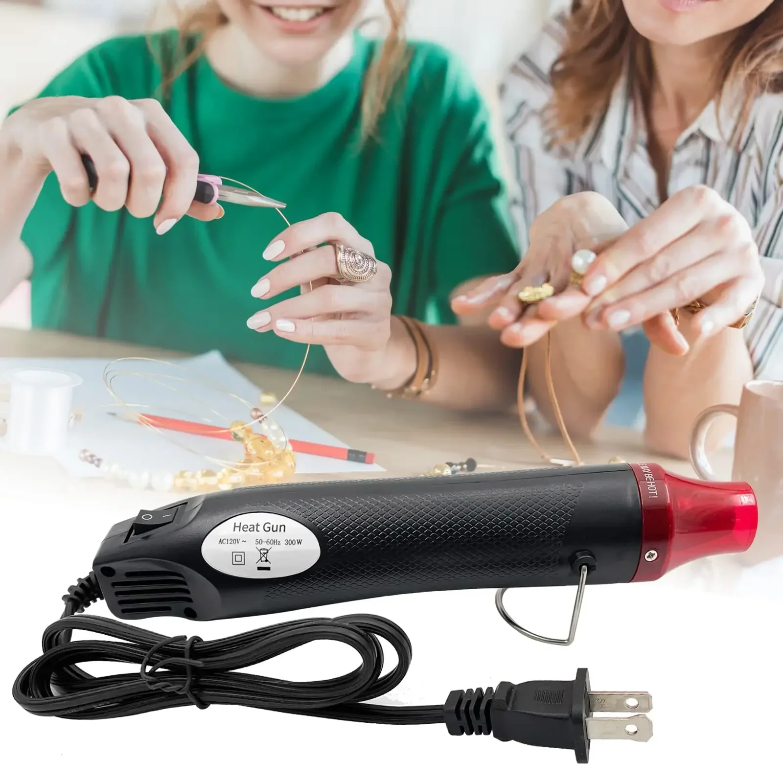 110V/220V Mini Hot Air Gun 300 - Resin Art Heat Gun recension och pris