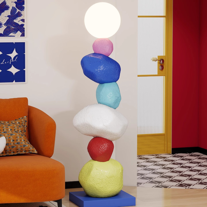 Designer Colorful Resin Statue - Resin Art Floor Design recension och pris