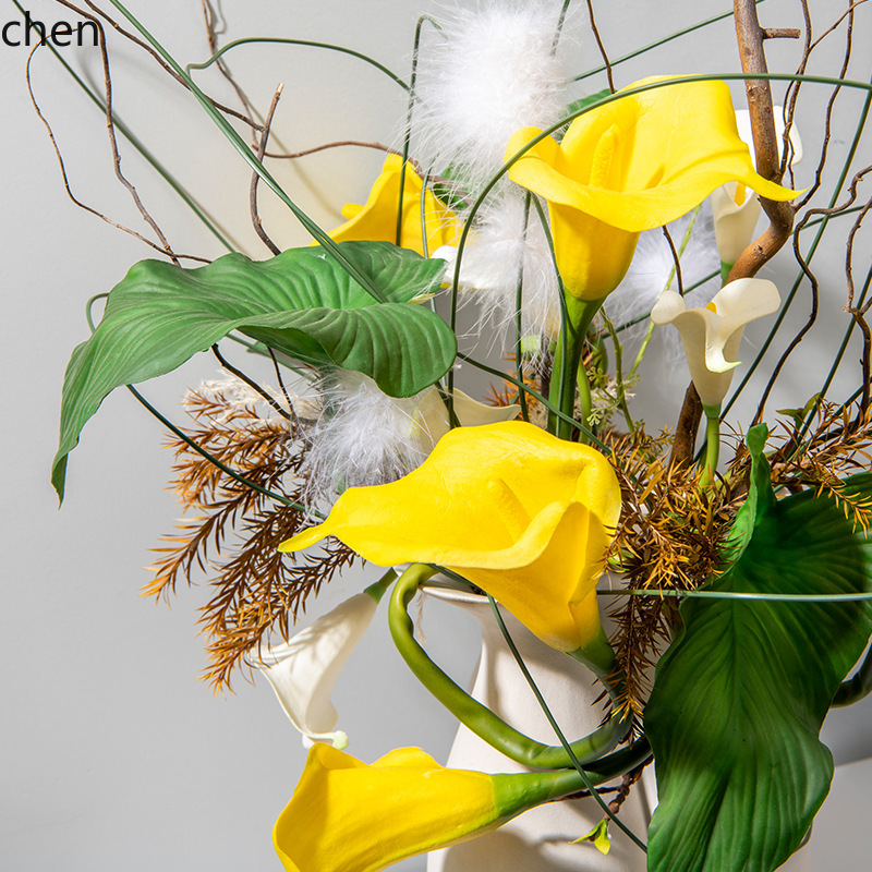 LYY  Artificial Flowers Fake F - Resin Art Coffee Table recension och pris