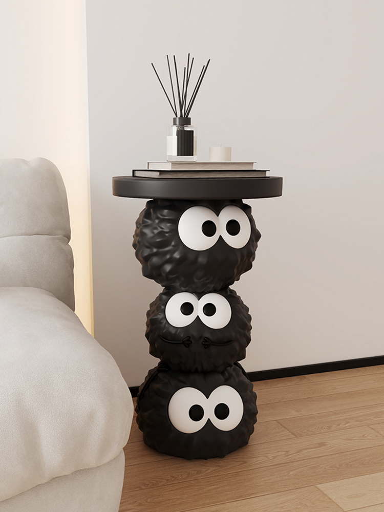 Creative Cartoon Coal Ball Cof - Resin Art Coffee Table recension och pris