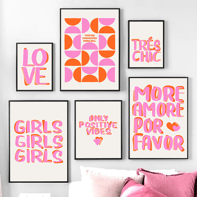 Nordic Only Positive Vibes Gir - Resin Art Quotes recension och pris
