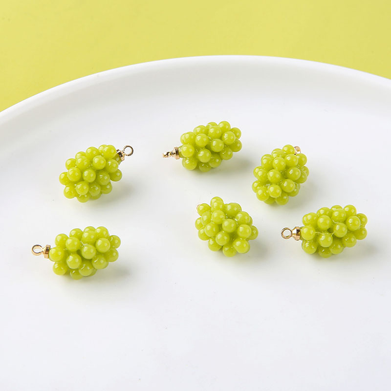 6pcs Cute Little Grapes Resin  - Resin Art Gift Ideas recension och pris