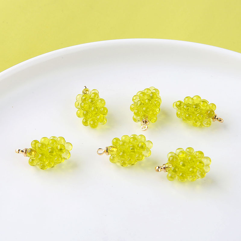 6pcs Cute Little Grapes Resin  - Resin Art Gift Ideas recension och pris