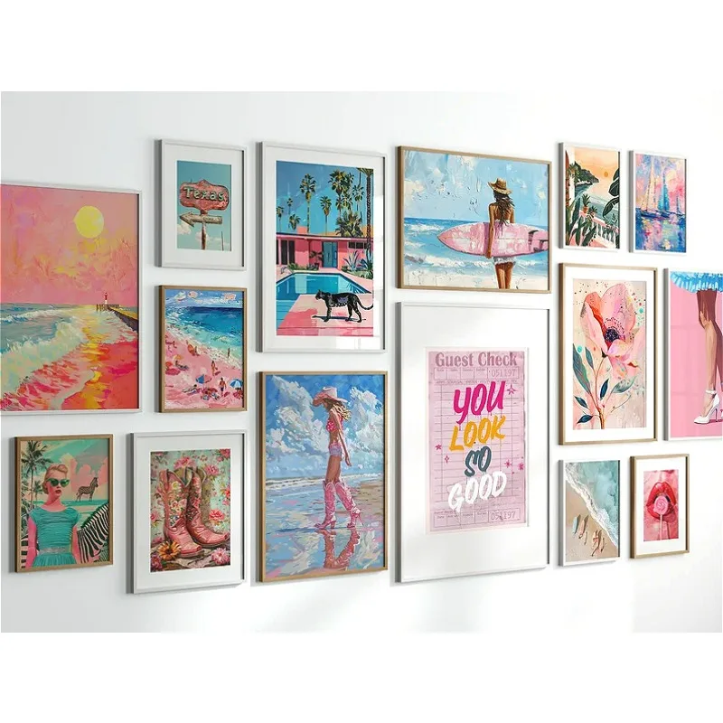Trendy Avant-Garde Pink Summer - Resin Art Gallery recension och pris