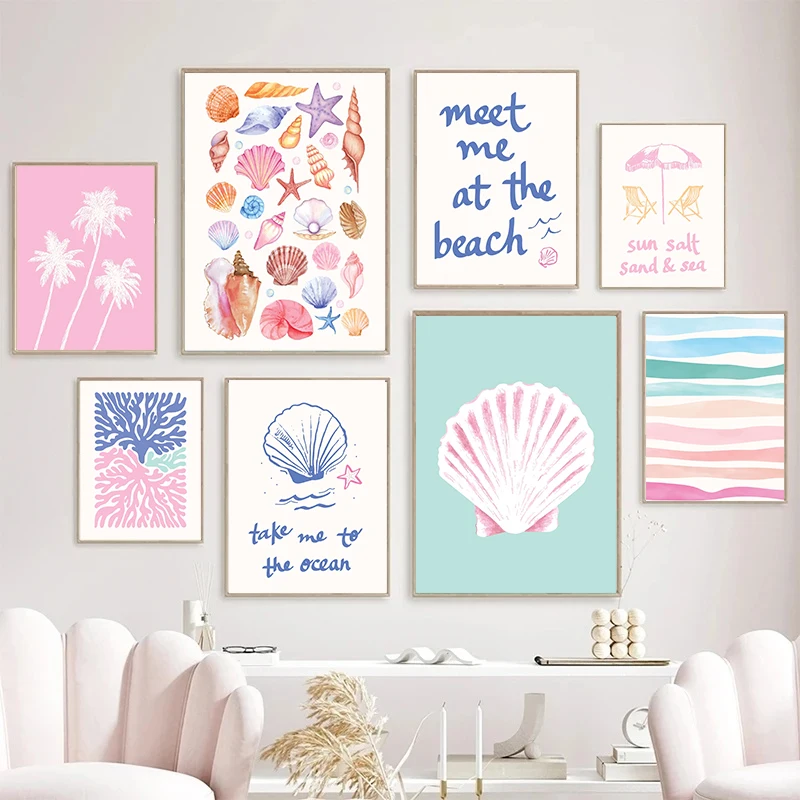 Coastal Gallery Wall Art Summe - Resin Art Wall recension och pris