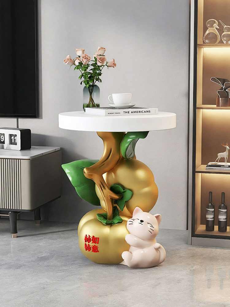 Creative Statue Side Tables Ho - Resin Art Coffee Table recension och pris