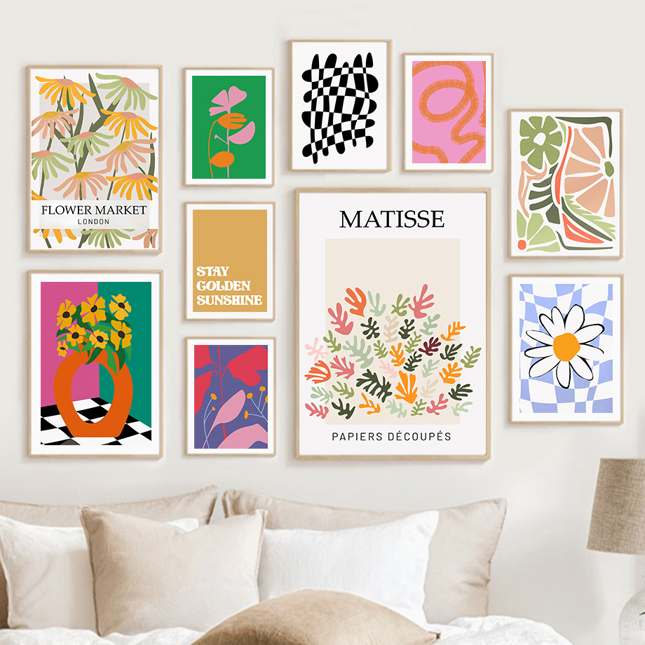 Abstract Matisse Flower Market - Resin Art Gallery recension och pris