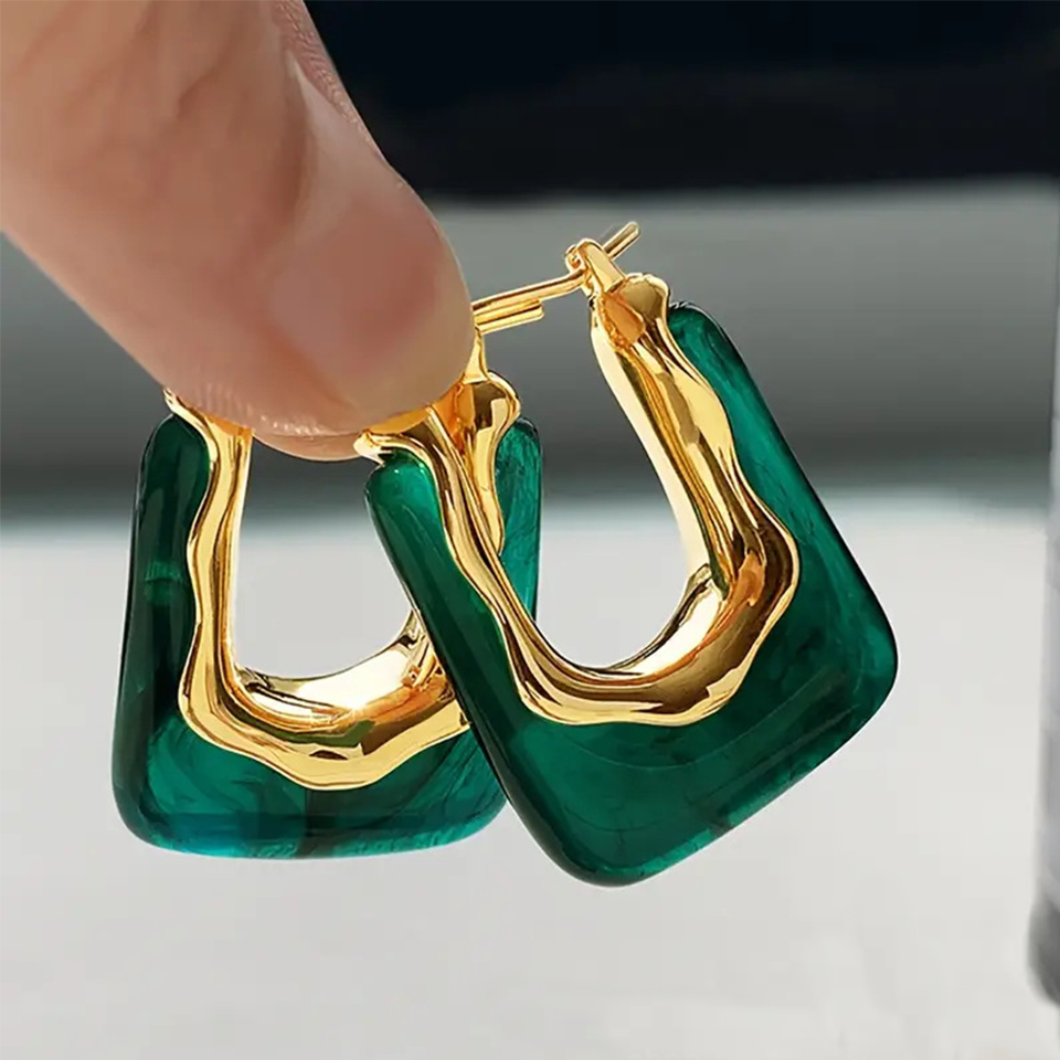 Yupsk French Fashion Vintage U - Resin Art Ring recension och pris