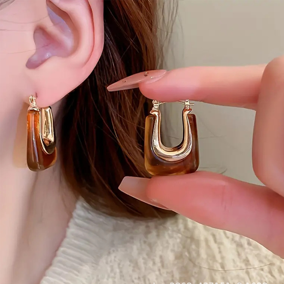 Yupsk French Fashion Vintage U - Resin Art Ring recension och pris