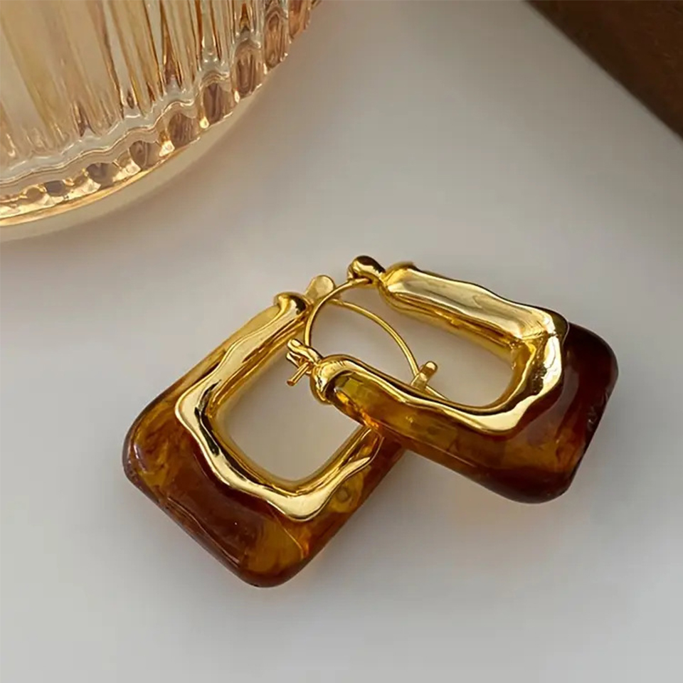 Yupsk French Fashion Vintage U - Resin Art Ring recension och pris