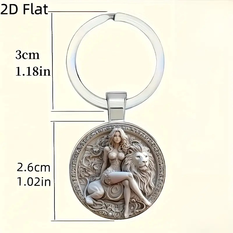2D Unique European-Style Godde - Resin Art Design Keychain recension och pris