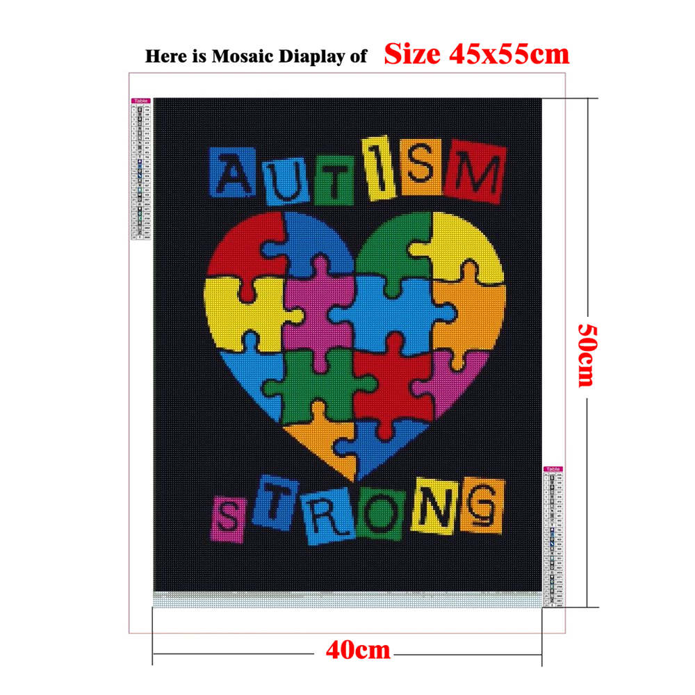 Autism Awareness Posters 5D Ad - Resin Art Quotes recension och pris