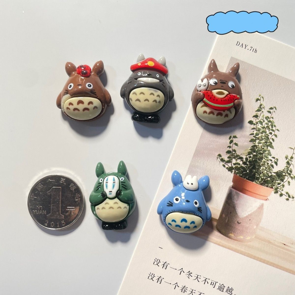 Totoro Anime Resin Fridge Magn - Resin Art Anime recension och pris