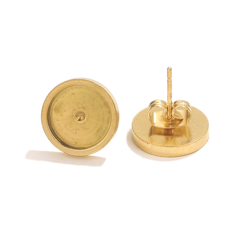 10pcs Stainless Steel Gold Ear - Resin Art Gift Ideas recension och pris