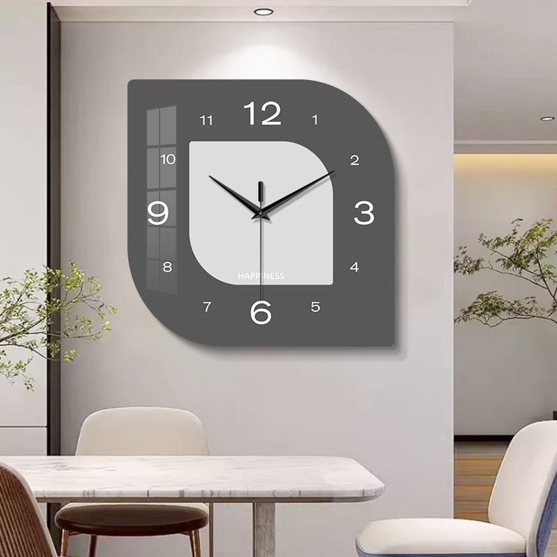 Restaurant Clock Wall Clock Li - Resin Art Wall Clock recension och pris