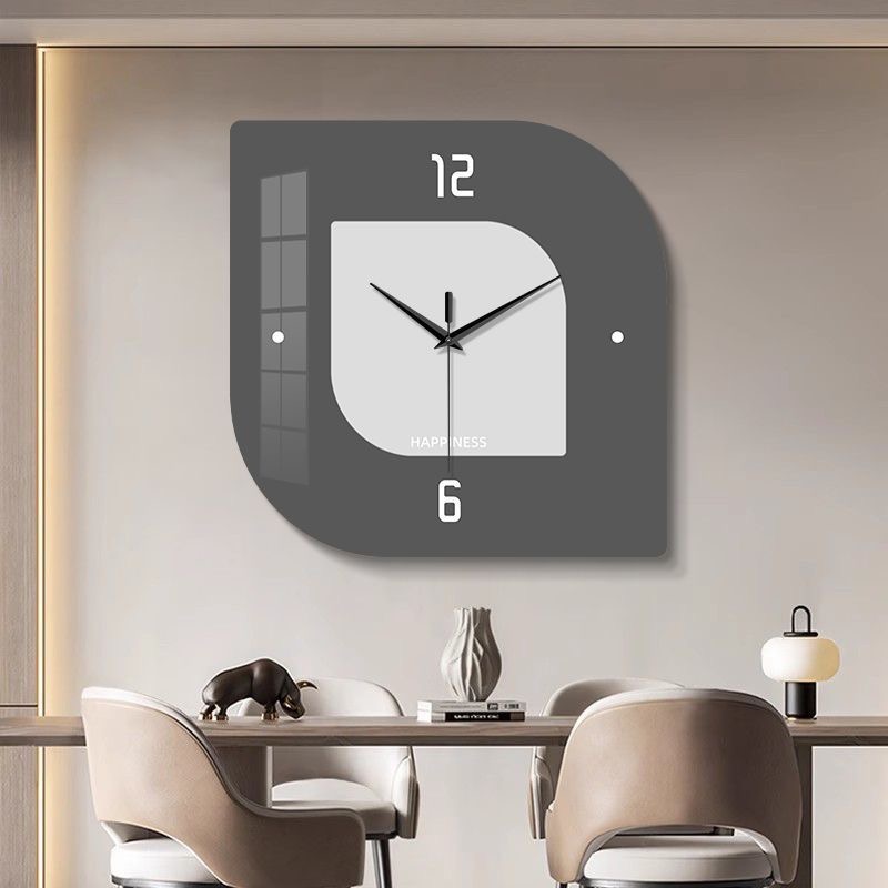 Restaurant Clock Wall Clock Li - Resin Art Wall Clock recension och pris