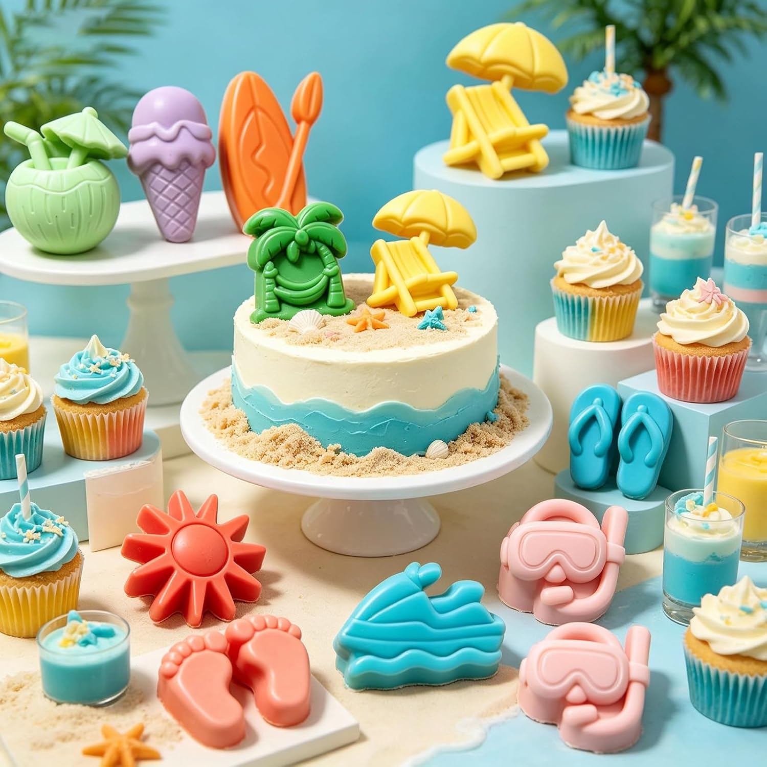 Summer Beach Silicone Molds 10 - Resin Art Beach Theme recension och pris