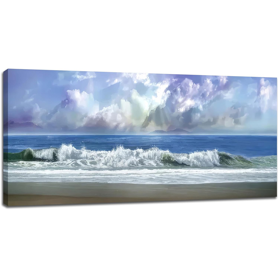 Blue Ocean diamond embroidery  - Resin Art Beach Theme recension och pris